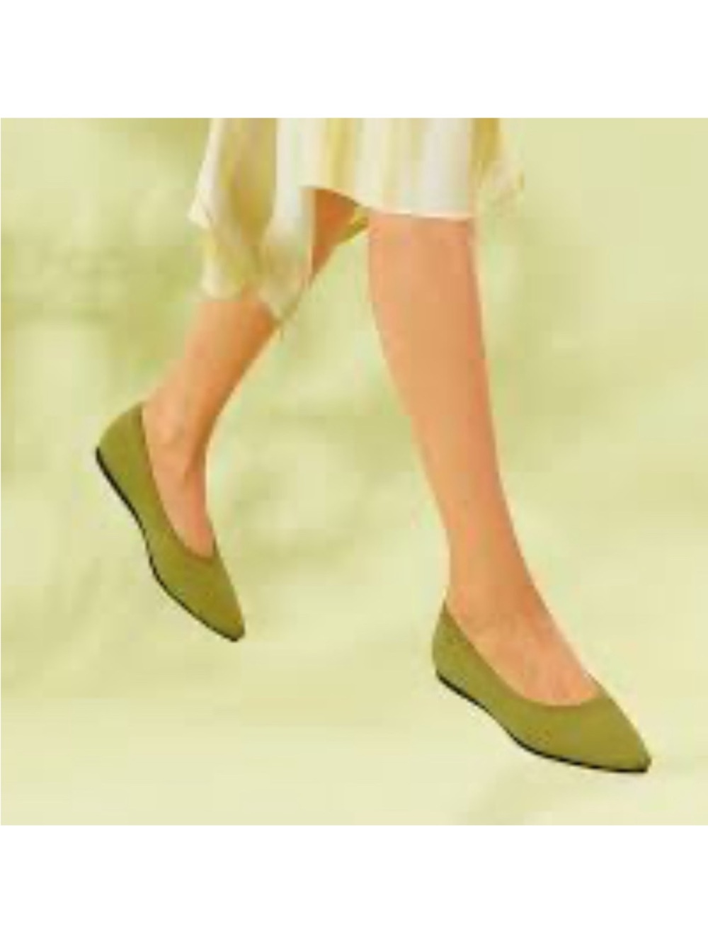 🫒VIVAIA🫒OLIVE BALLET COMFORT FLATS🫒